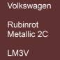 Preview: Volkswagen, Rubinrot Metallic 2C, LM3V.